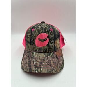 Mossy Oak Ladies Fit Meshback Outdoor Cap Women's OSFM Pink/Camo  Hat Snapback